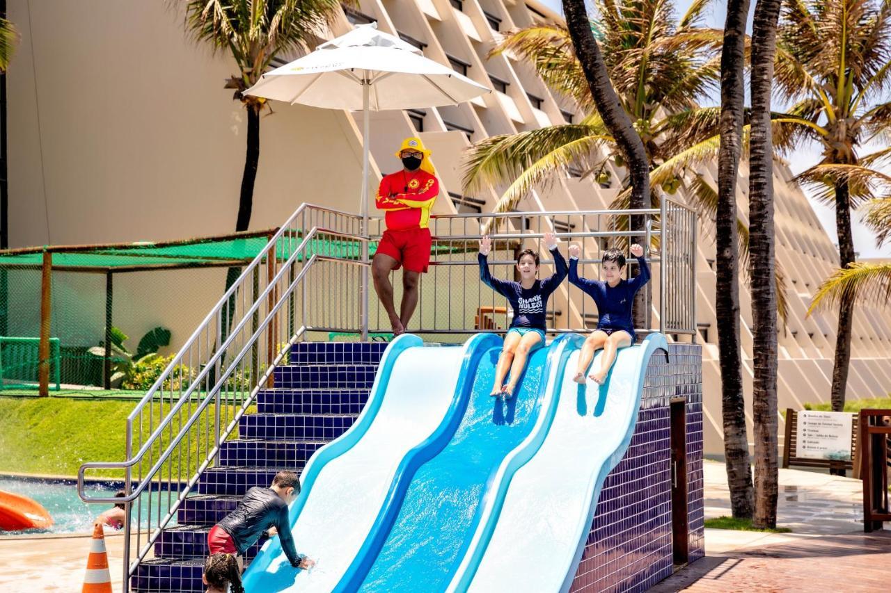 Ocean Palace All Inclusive Premium ناتال المظهر الخارجي الصورة The water slide at the pool